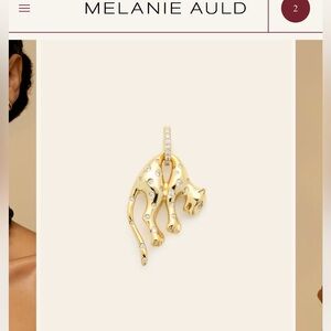 BRAND NEW Melanie Auld Panther Pendant Necklace
